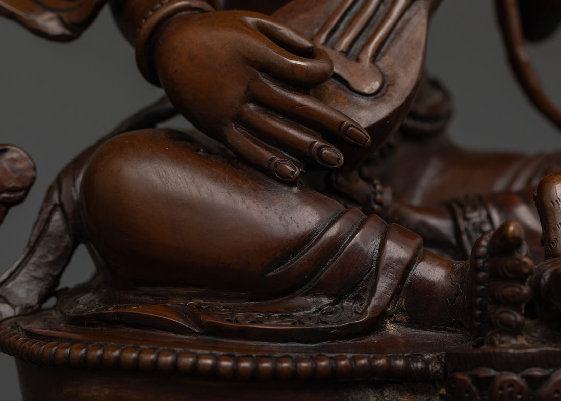 Saraswati: The Wisdom Goddess in Oxidized