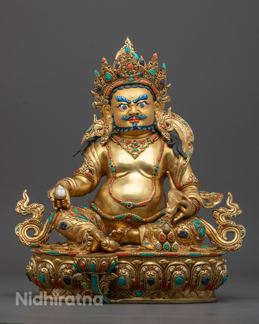 Sacred Dzambhala Statue | Himalayan Art for Abundance