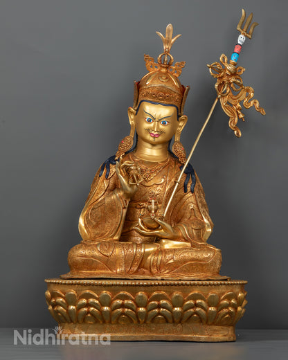 Sacred Guru Tsokye Dorje Statue | Handmade in Nepal
