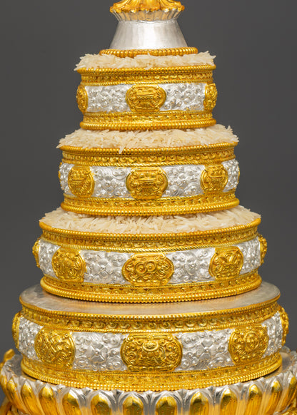 Sacred Nepalese Mandala Artwork Symbolizing Cosmic Balance and Spiritual Prosperity