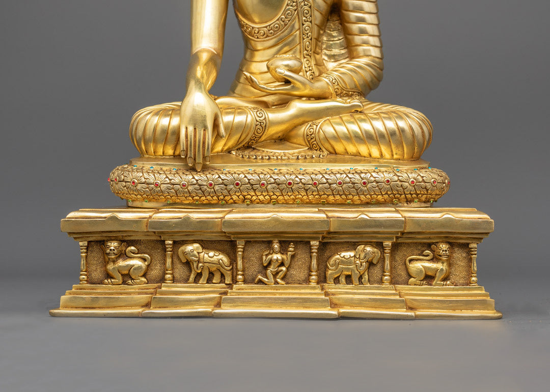 Shakyamuni Buddha Meditation Statue | Handmade in Nepal
