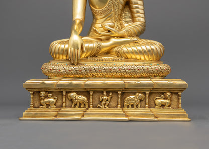 Shakyamuni Buddha Meditation Statue | Handmade in Nepal