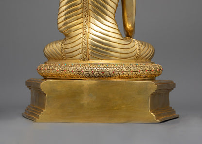 Shakyamuni Buddha Meditation Statue | Handmade in Nepal