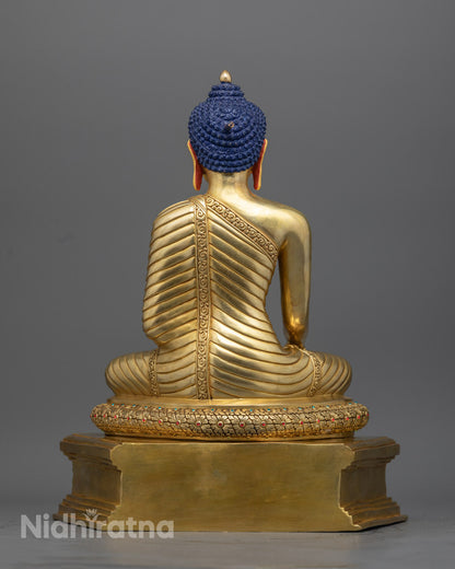 Shakyamuni Buddha Meditation Statue | Handmade in Nepal