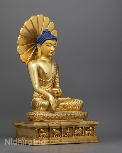 Shakyamuni Buddha Meditation Statue | Handmade in Nepal