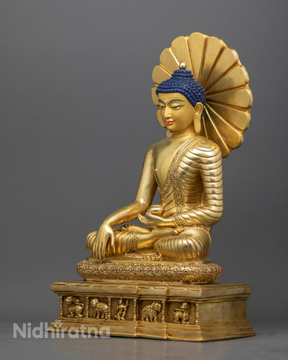 Shakyamuni Buddha Meditation Statue | Handmade in Nepal