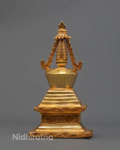 Sacred Tibetan Buddha Stupa for Shrine
