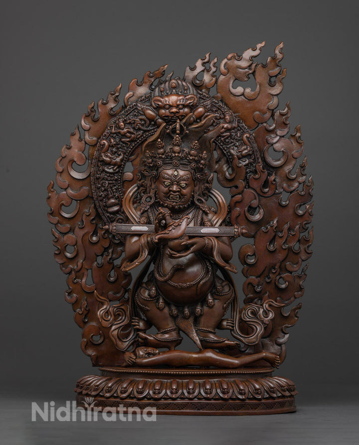 Sakya Mahakala Mantra Statue | Buddhism Protector Deity