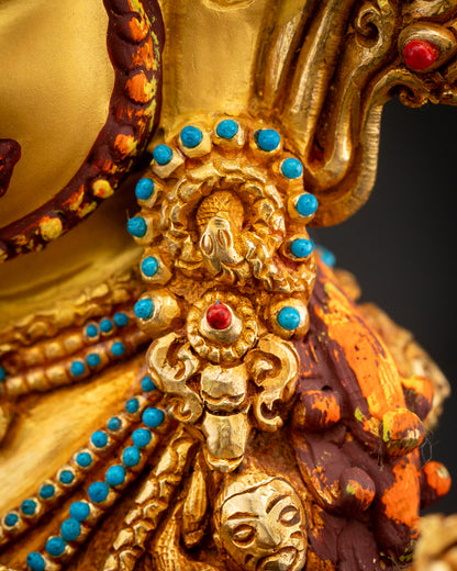 Sakya Mahakala Statue | Authentic Nepalese Craftsmanship
