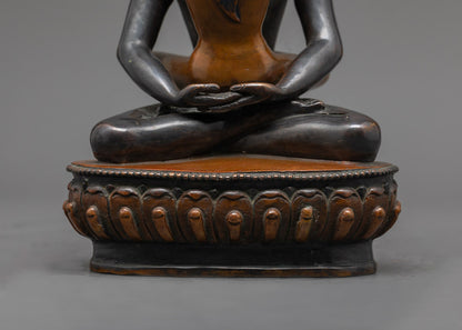 Oxidized Samantabhadra Statue | Spiritual Buddhist Art
