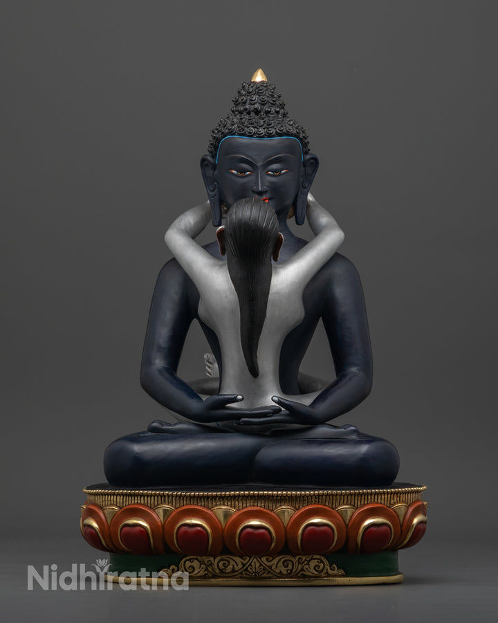 Samantabhadra Consort Statue | Buddhist Sculpture of Yab Yum