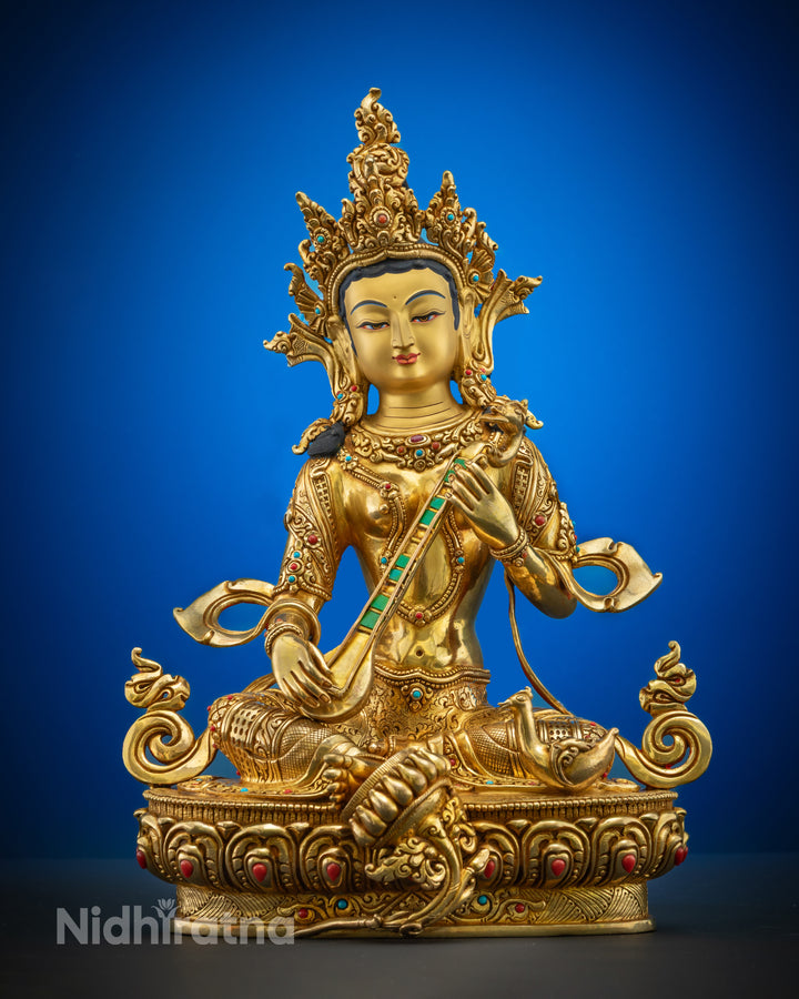 Saraswati Statue | Sacred Goddess of Knowledge