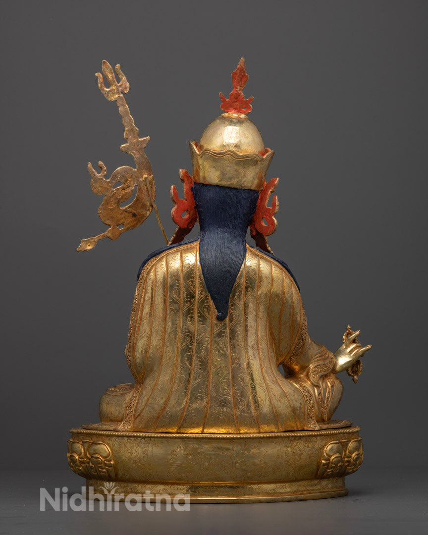 Guru Rinpoche Statue: Authentic Tibetan Craftsmanship