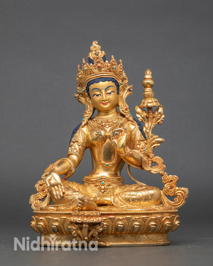 Sermo Sönam Tobkyé Golden Tara merit-granting deity gold statue Tibetan art
