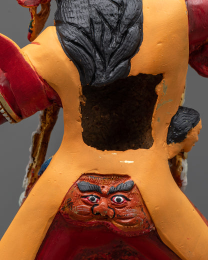 Ekajati, Rahula and Dorje Legpa Statue Set