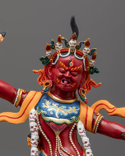 Ekajati, Rahula and Dorje Legpa Statue Set