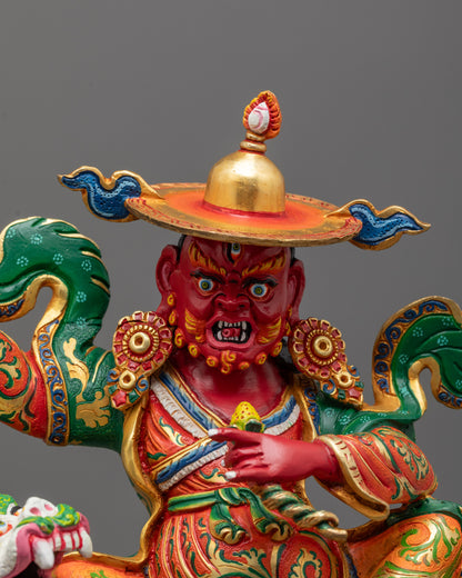 Ekajati, Rahula and Dorje Legpa Statue Set