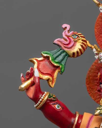 Ekajati, Rahula and Dorje Legpa Statue Set