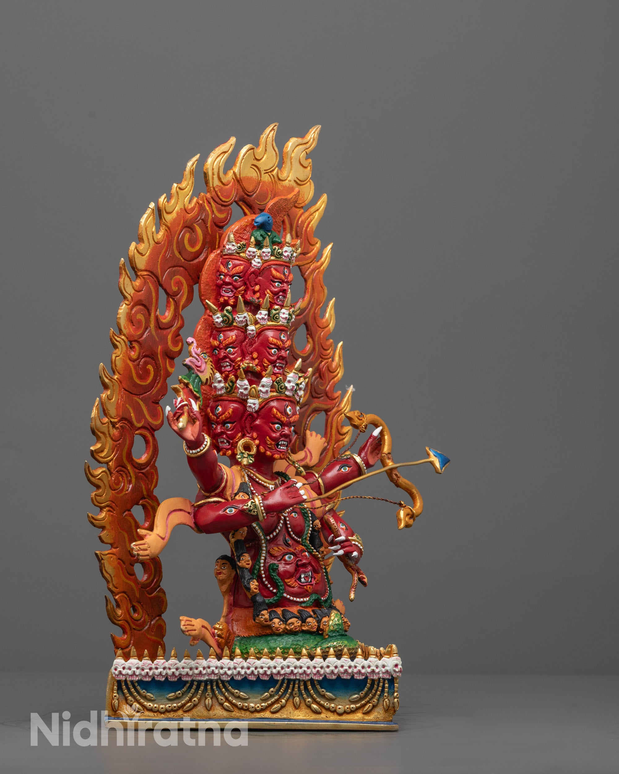 Ekajati, Rahula and Dorje Legpa Statue Set