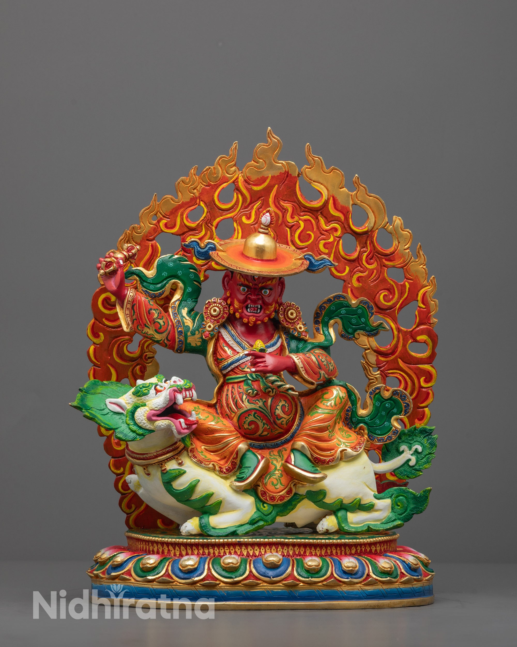 Ekajati, Rahula and Dorje Legpa Statue Set