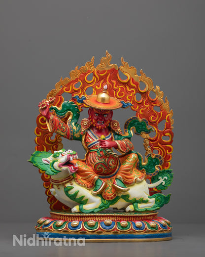 Ekajati, Rahula and Dorje Legpa Statue Set