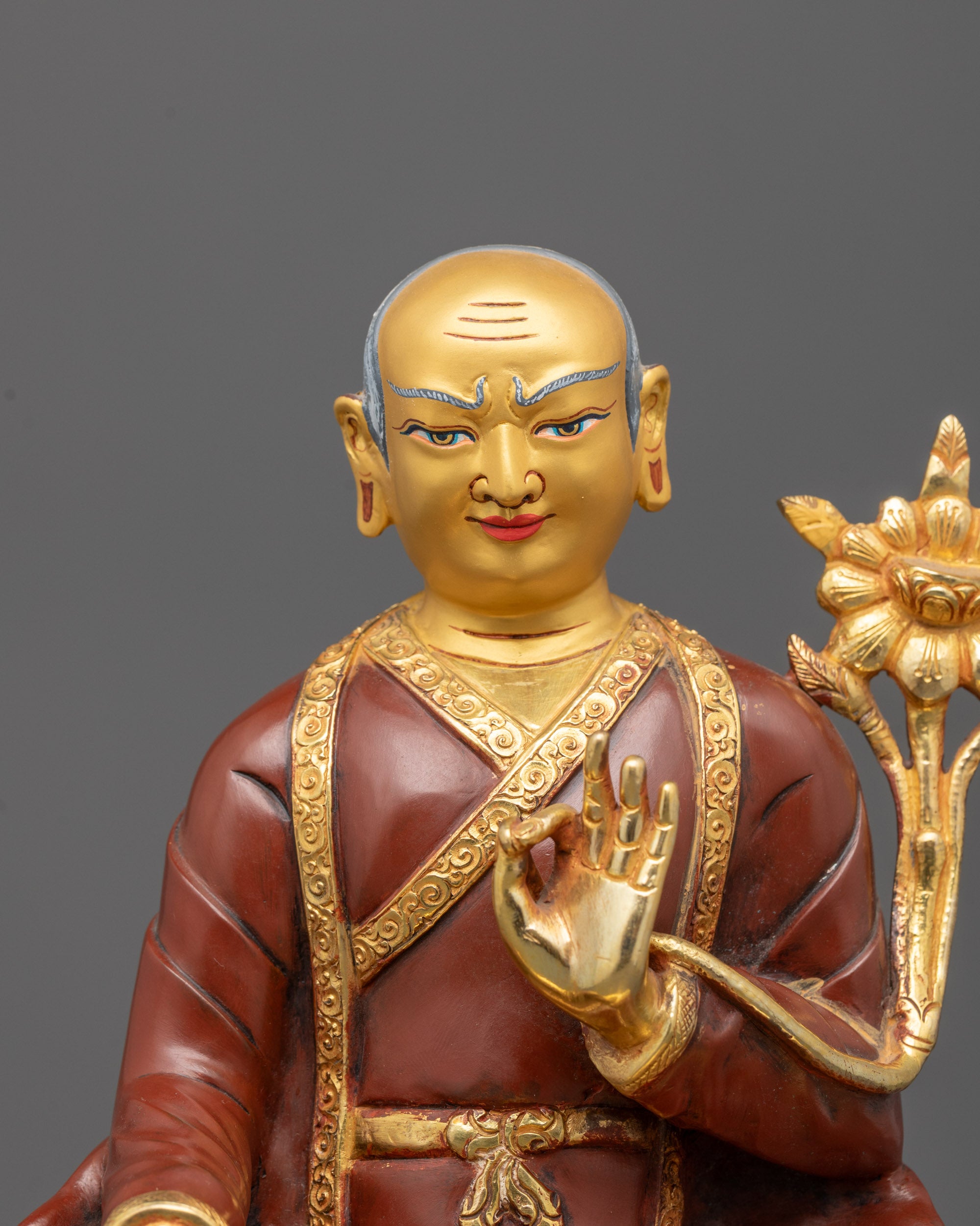 Artisan-Crafted Shakya Masters Set | Buddhist Spiritual Leaders