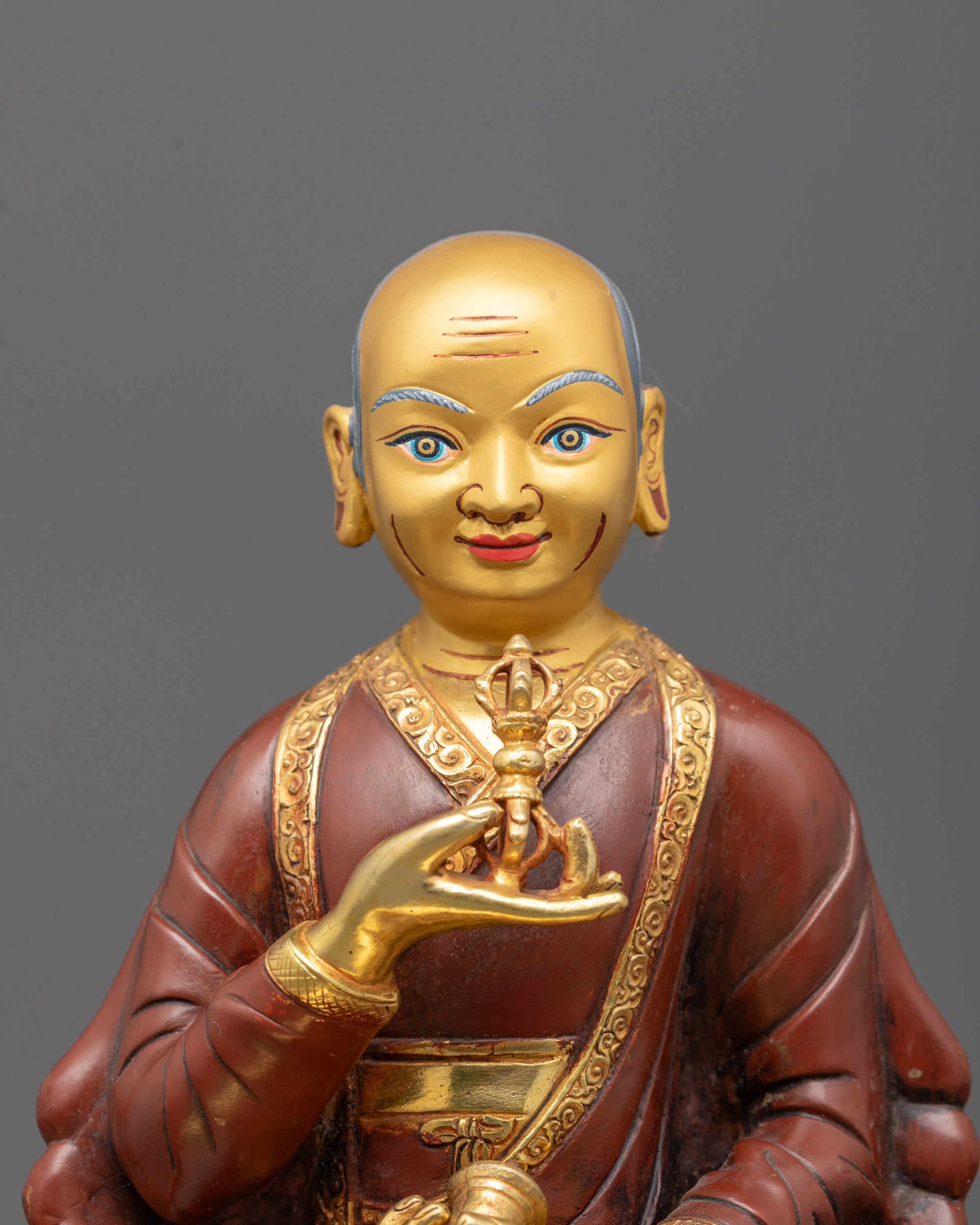 Artisan-Crafted Shakya Masters Set | Buddhist Spiritual Leaders