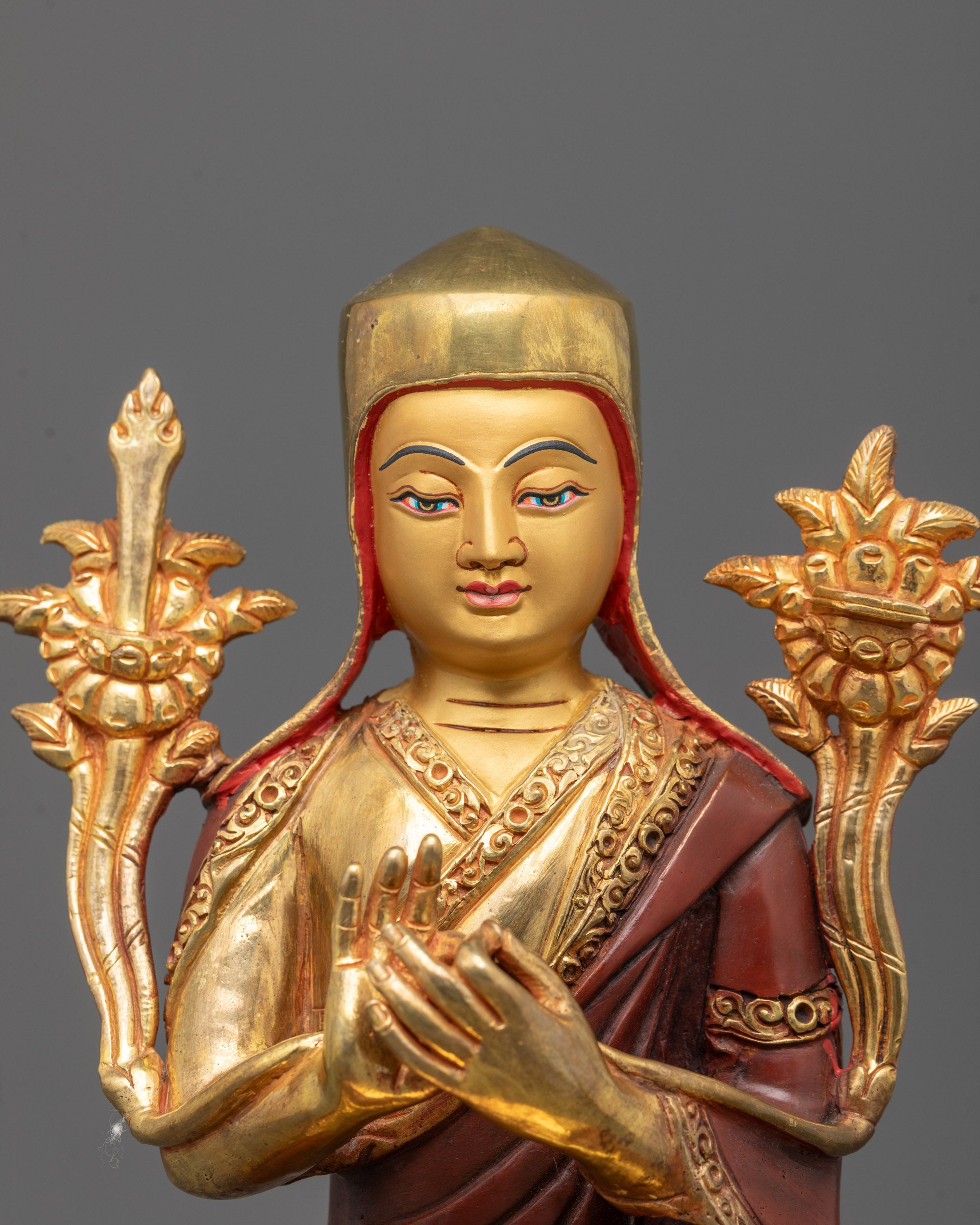 Artisan-Crafted Shakya Masters Set | Buddhist Spiritual Leaders