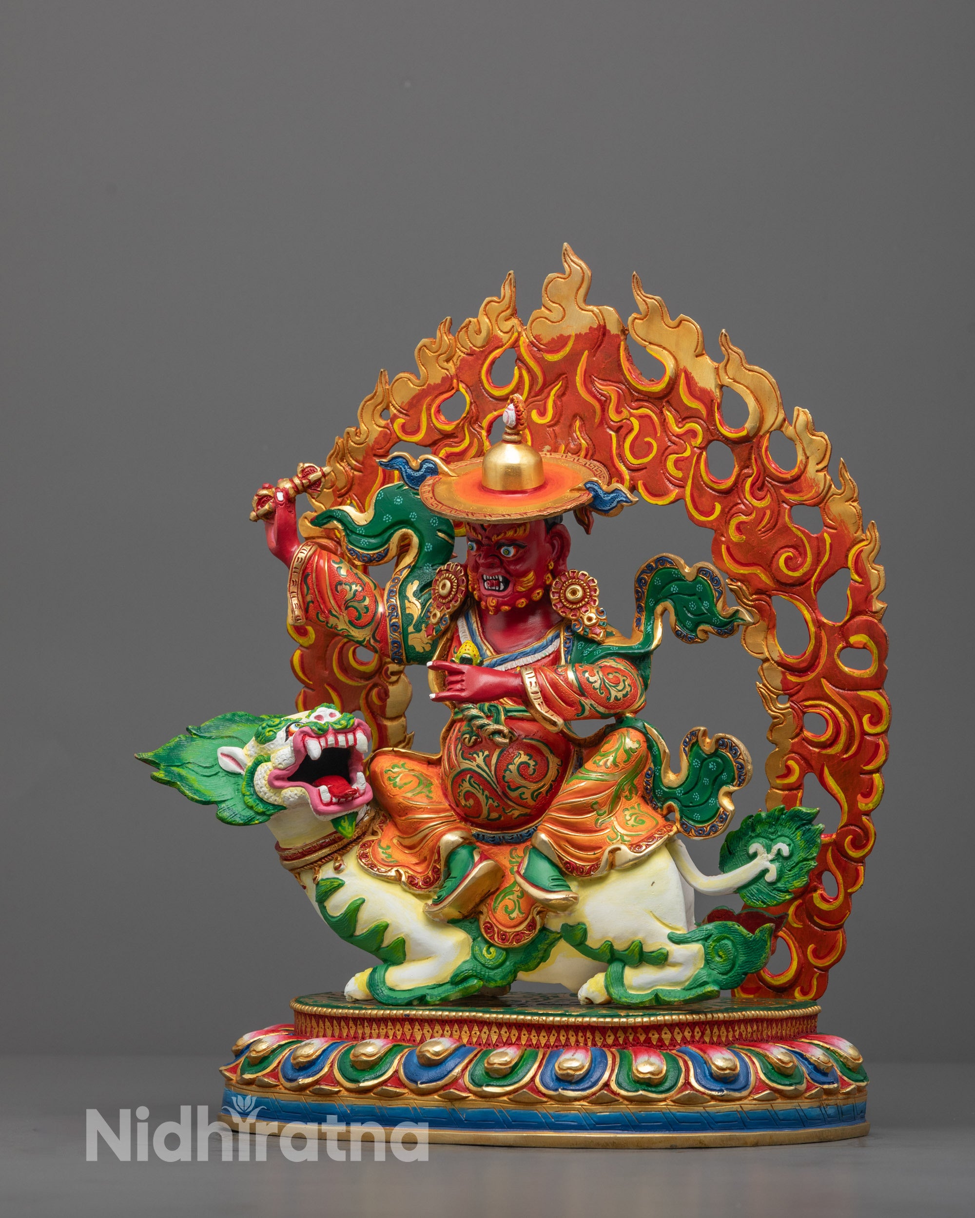 Ekajati, Rahula and Dorje Legpa Statue Set