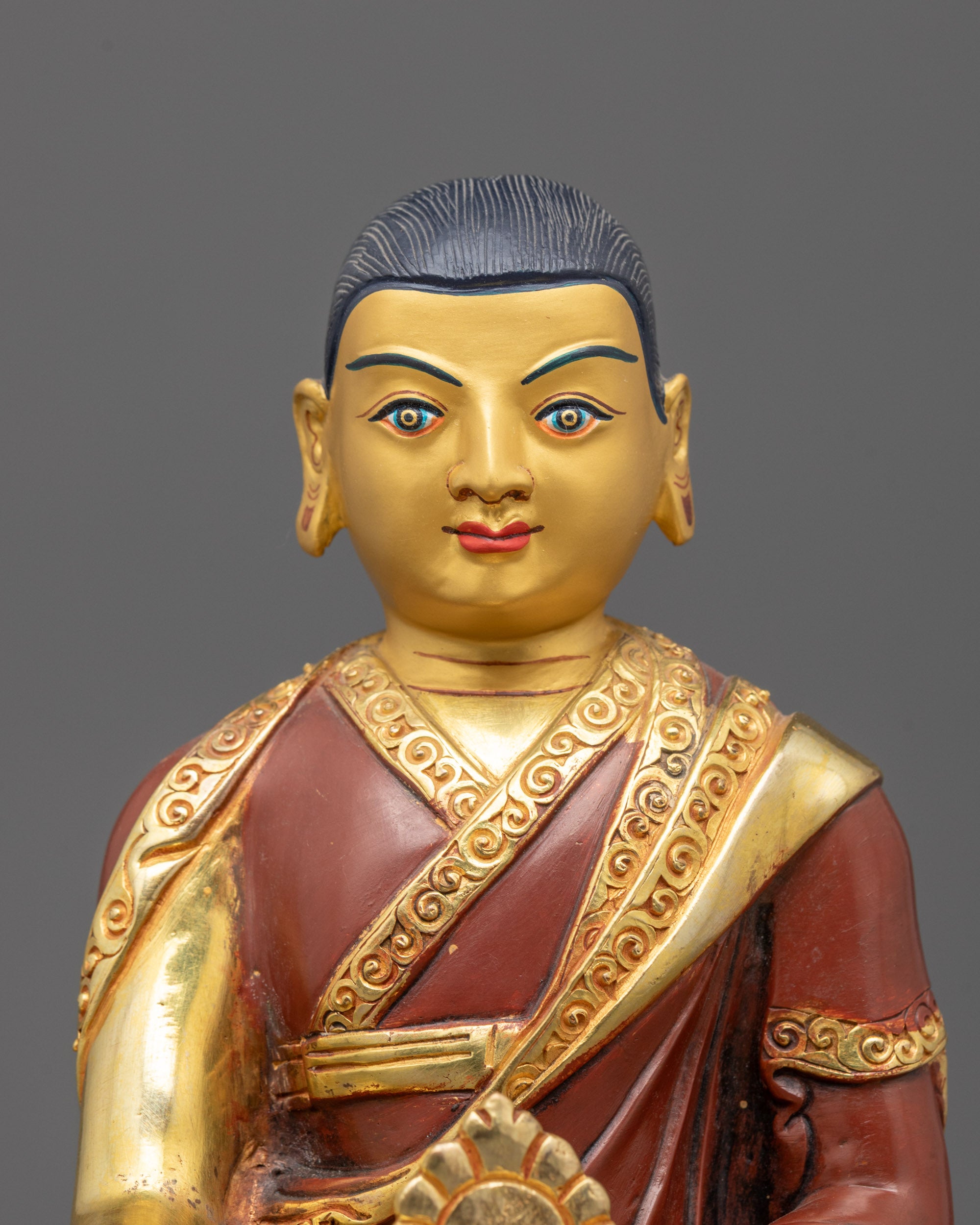 Artisan-Crafted Shakya Masters Set | Buddhist Spiritual Leaders