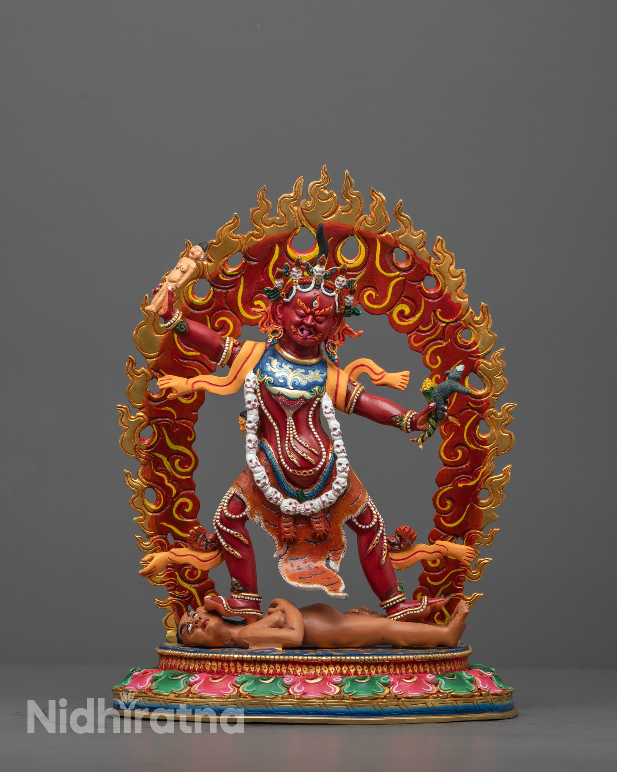 Ekajati, Rahula and Dorje Legpa Statue Set