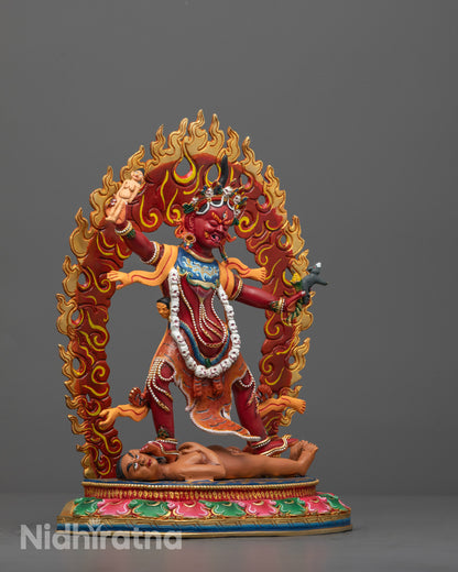 Ekajati, Rahula and Dorje Legpa Statue Set