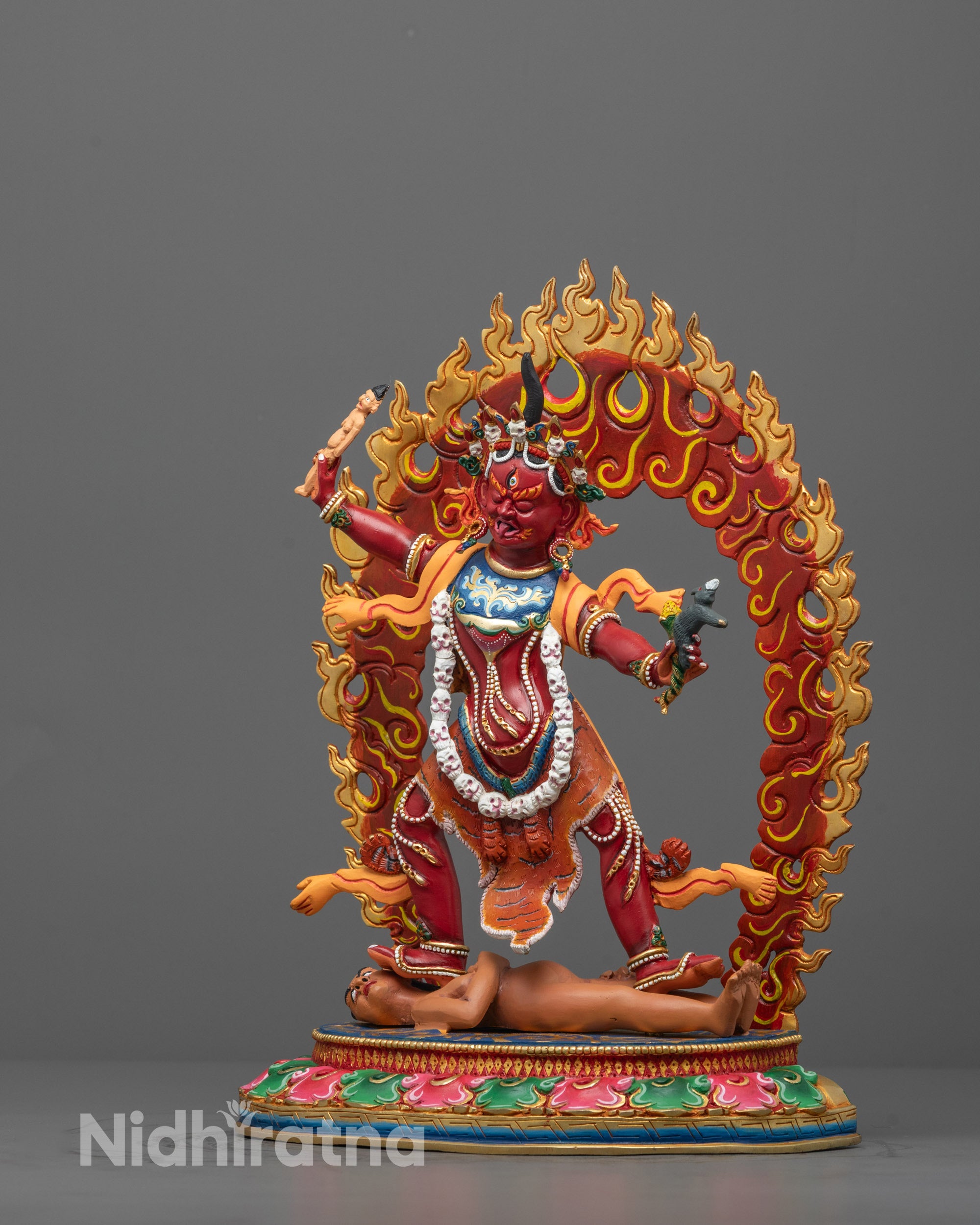 Ekajati, Rahula and Dorje Legpa Statue Set