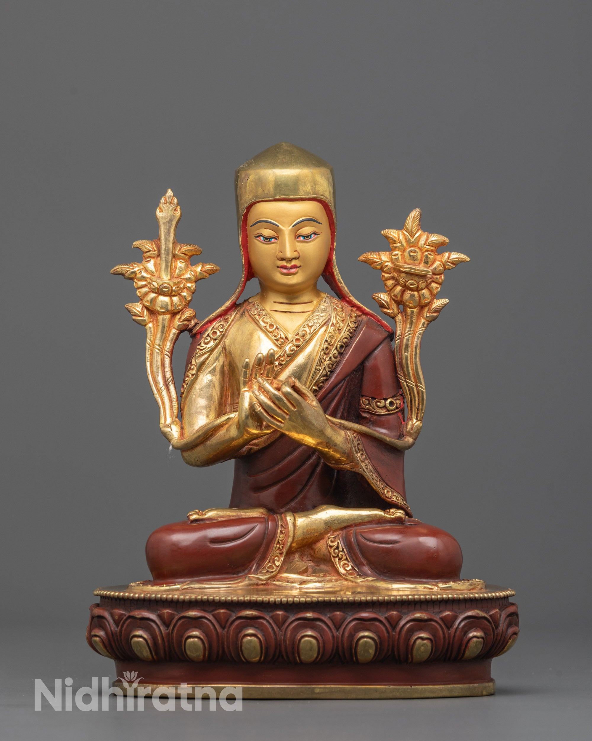 Artisan-Crafted Shakya Masters Set | Buddhist Spiritual Leaders