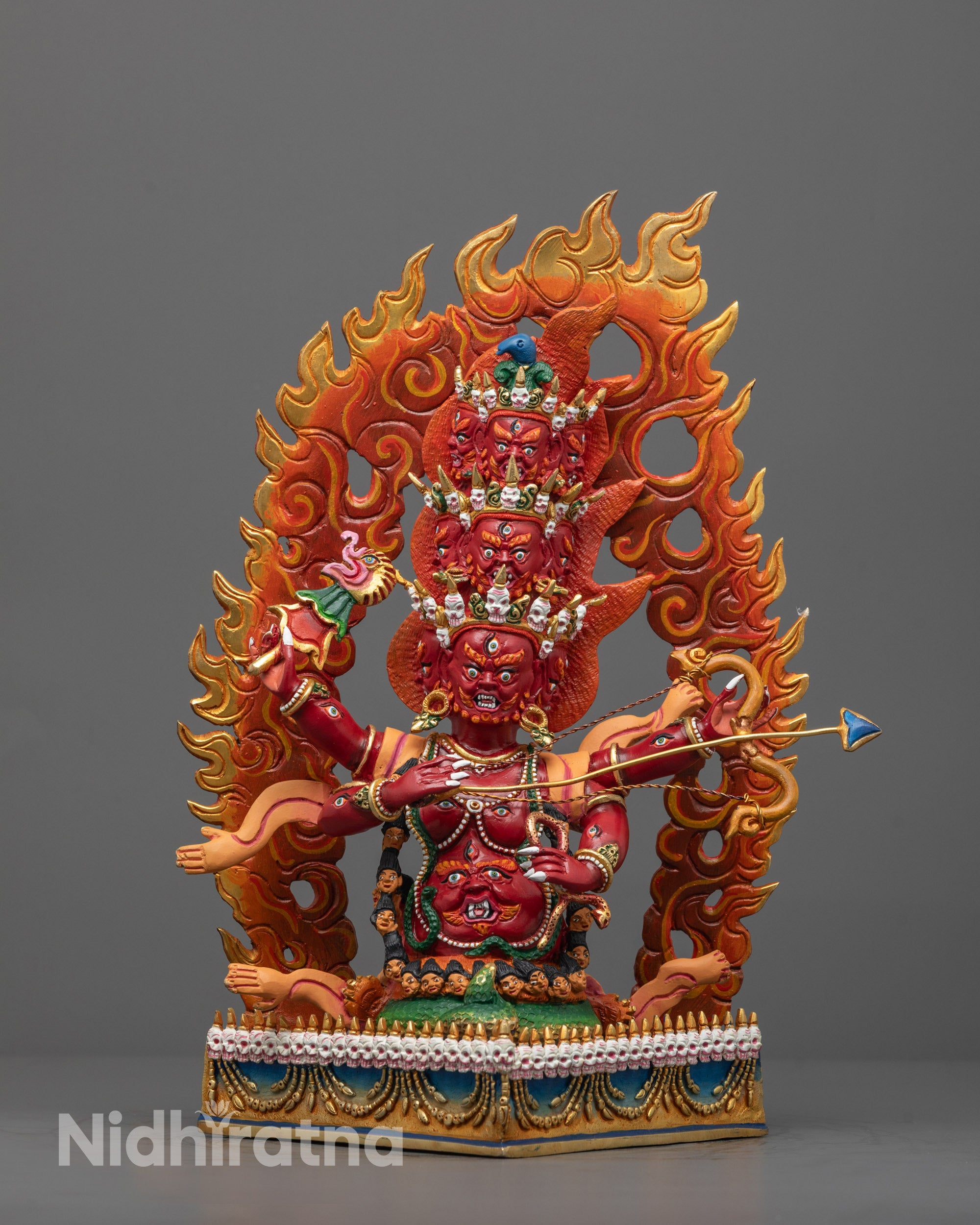 Ekajati, Rahula and Dorje Legpa Statue Set