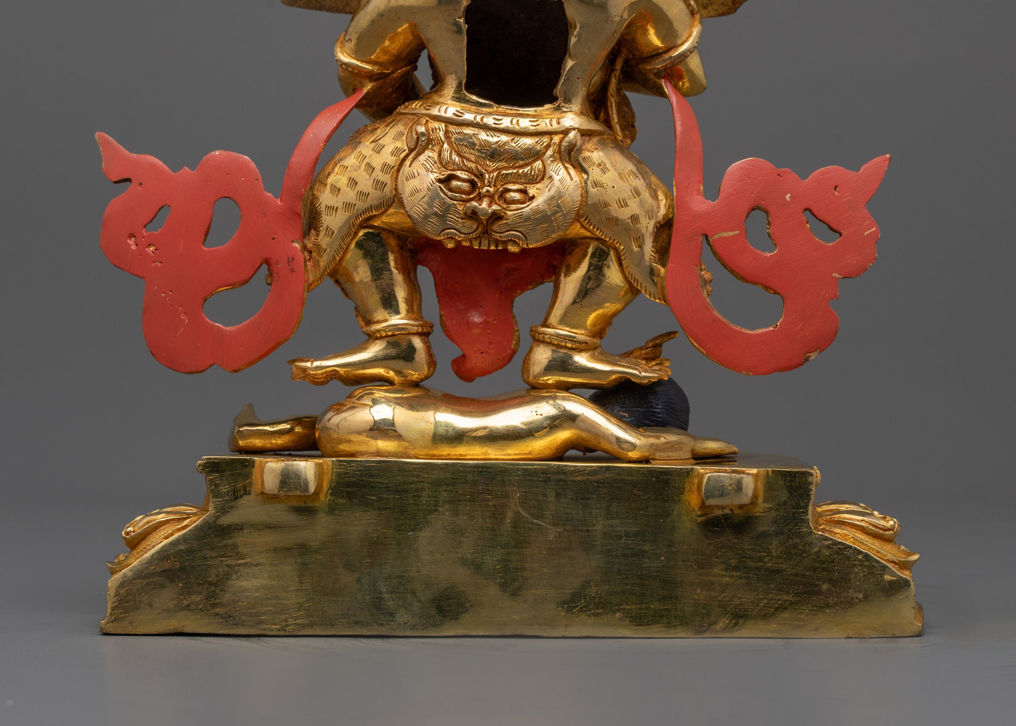 Handmade Shakya Mahakala Statue | Traditional Buddhist Sculpture