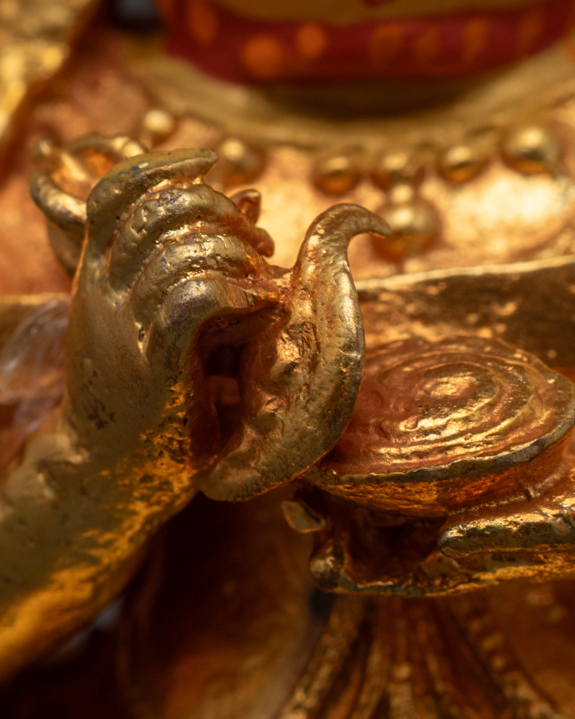 Machine-Made Nepalese Sakya Mahakala Statue | Fierce Buddhist Deity