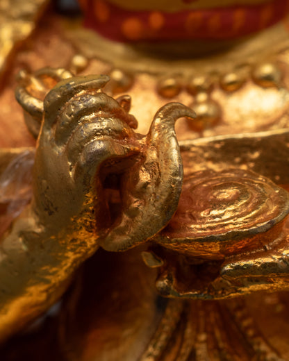 Machine-Made Nepalese Sakya Mahakala Statue | Fierce Buddhist Deity
