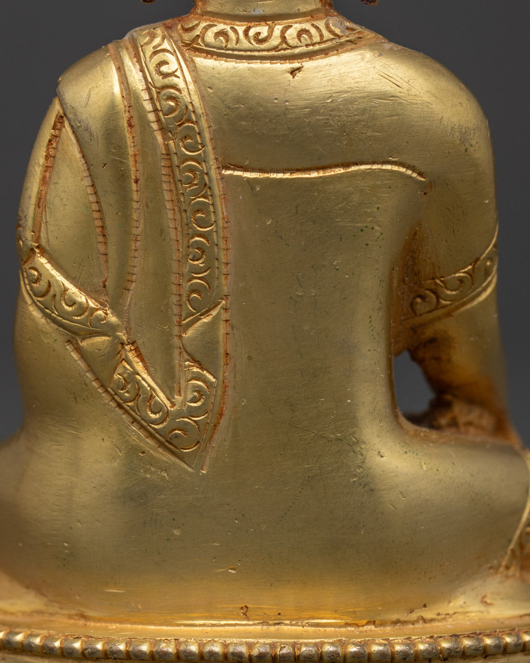 Shakyamuni Buddha Statue | Handcrafted 24K Gold-Plated Copper