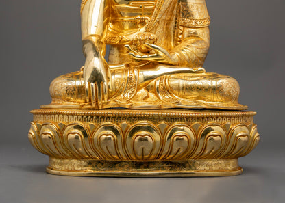 Nepalese Shakyamuni Buddha Statue | Buddhist Artwork
