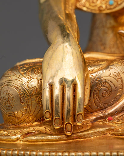 Hand-made Shakyamuni Buddha Statue | Himalayan Sacred Art
