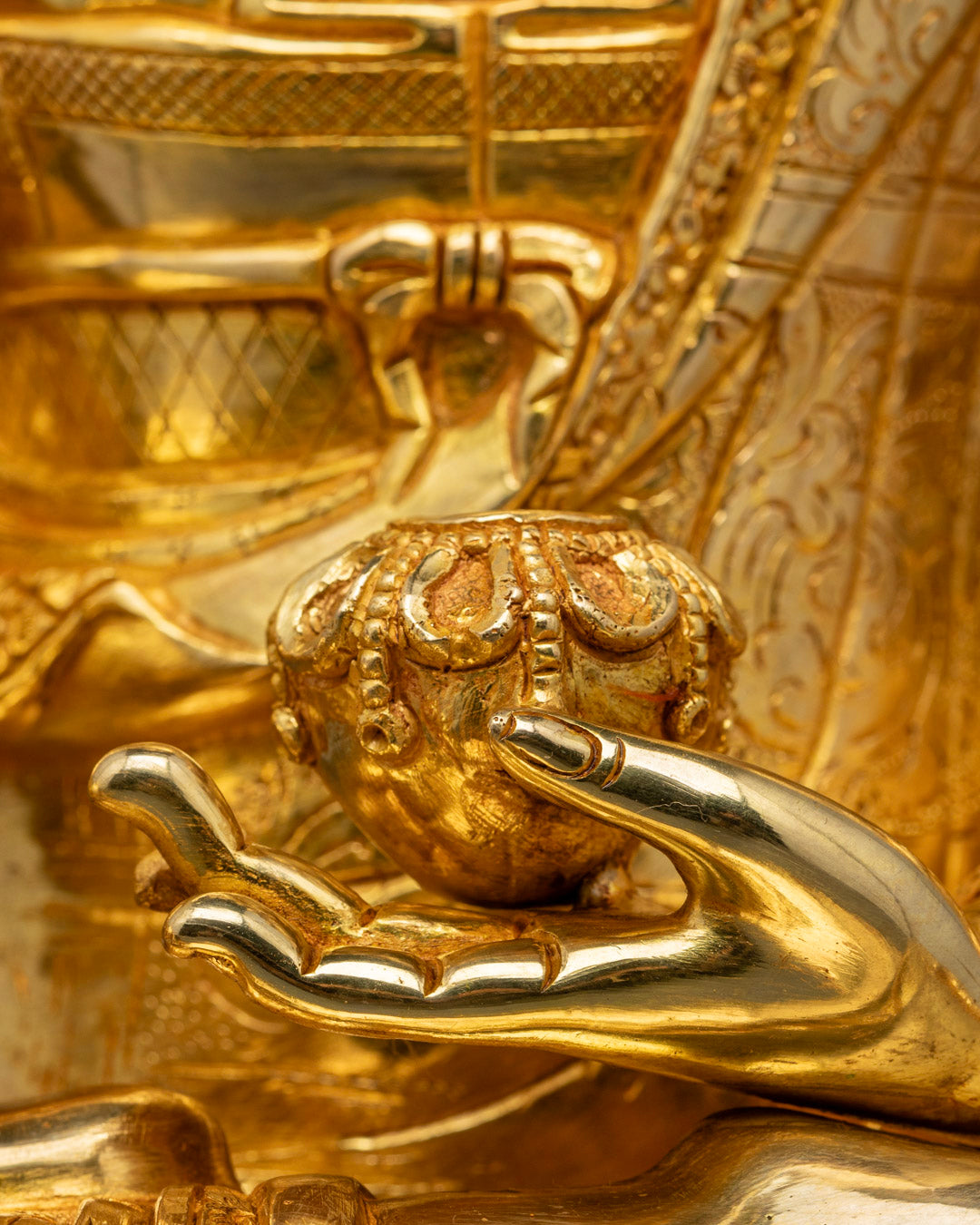 Nepalese Shakyamuni Buddha Statue | Buddhist Artwork