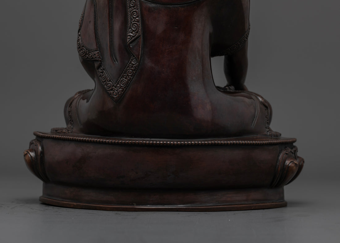 lotus seat buddha statue