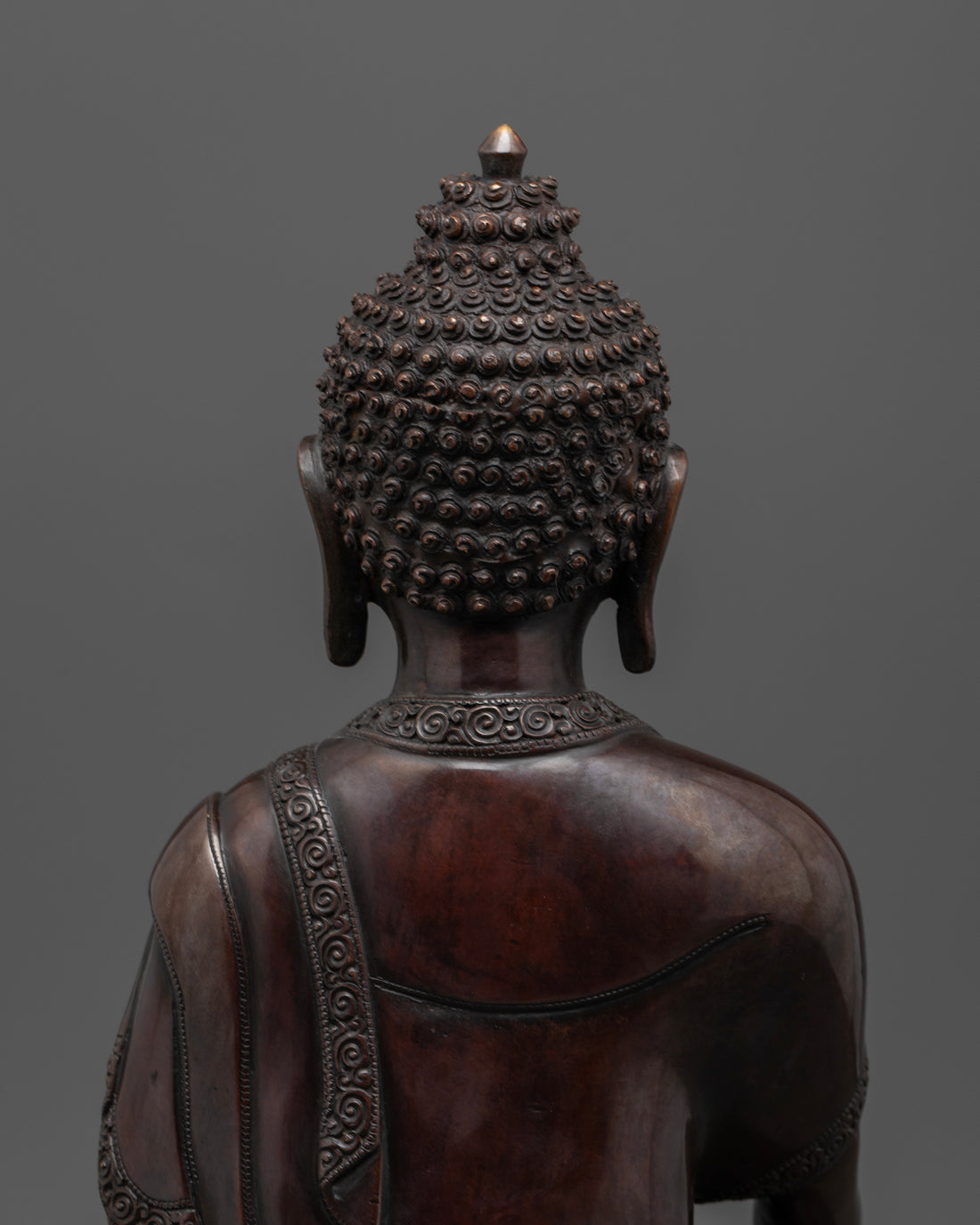 curly hair of shakyamuni buddha statue