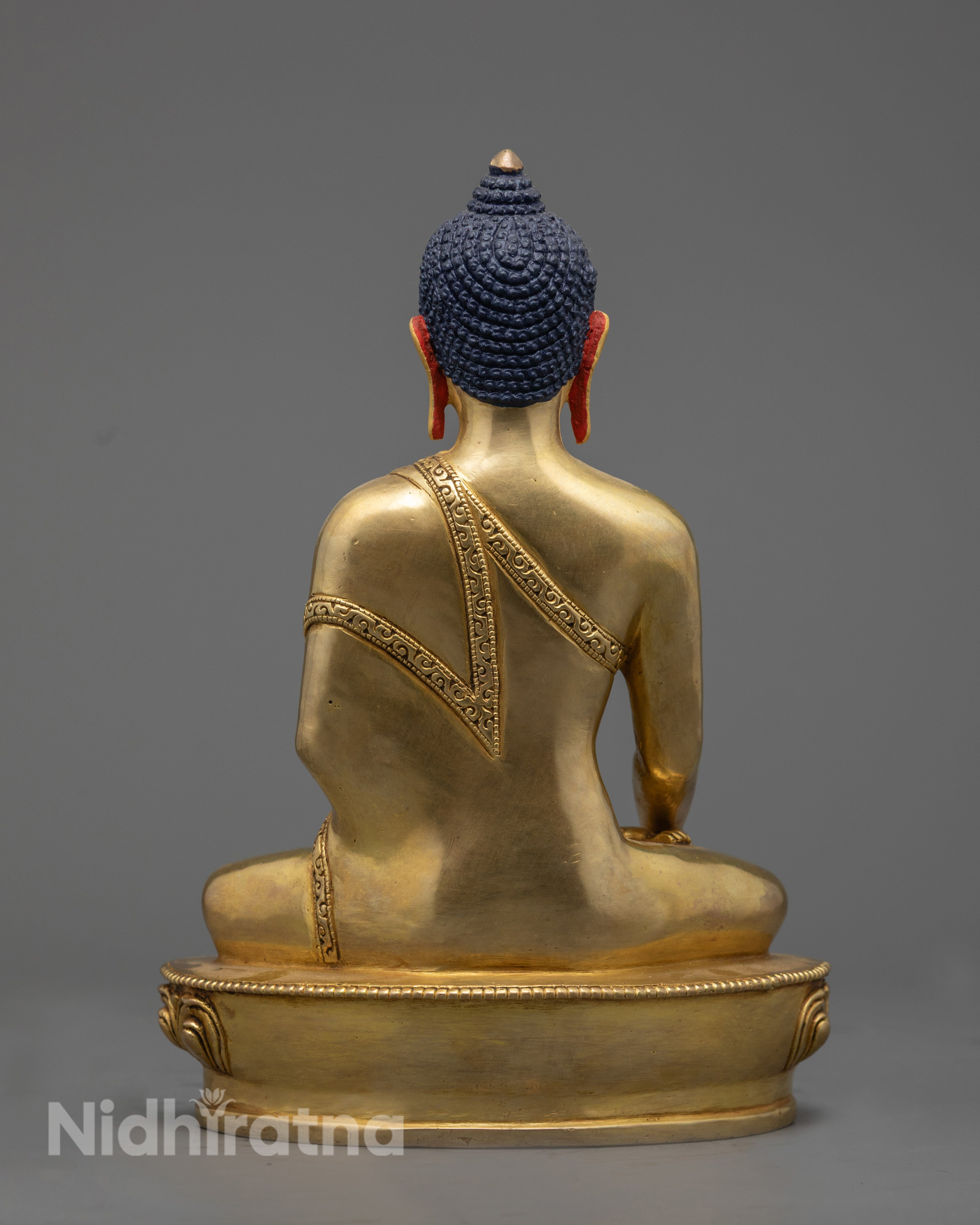 Hand-Carved Shakyamuni Buddha Statue | Himalayan Sculpture