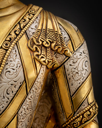 Shakyamuni Buddha Statue | Sacred Copper Art from Nepal