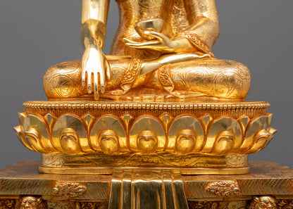 Sacred Shakyamuni Buddha Statue | Himalayan Sacred Art
