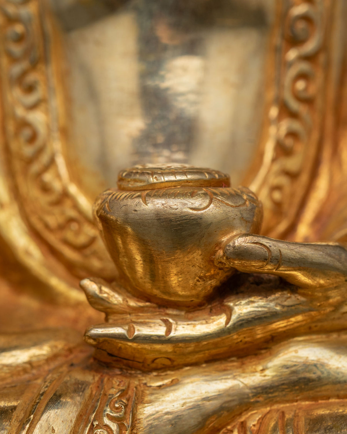 Three Buddha Set Statue | Buddhist Zen-Inspired Altar Art