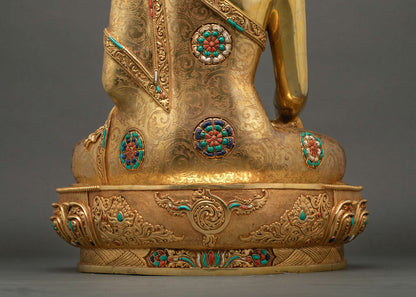 Shakyamuni Buddha Statue | Traditional Newari Craftsmanship