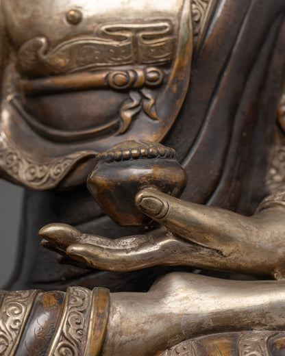 Shakyamuni Buddha with two Disciples Statue